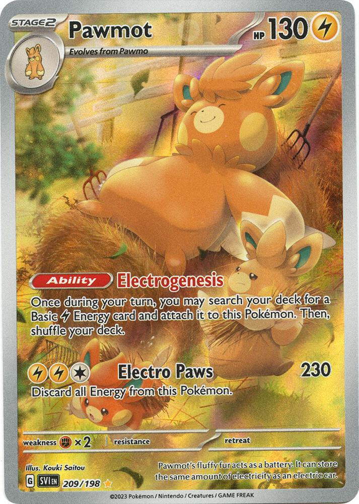 Pawmot - 209/198 - SV01: Scarlet & Violet Base Set - VGMX