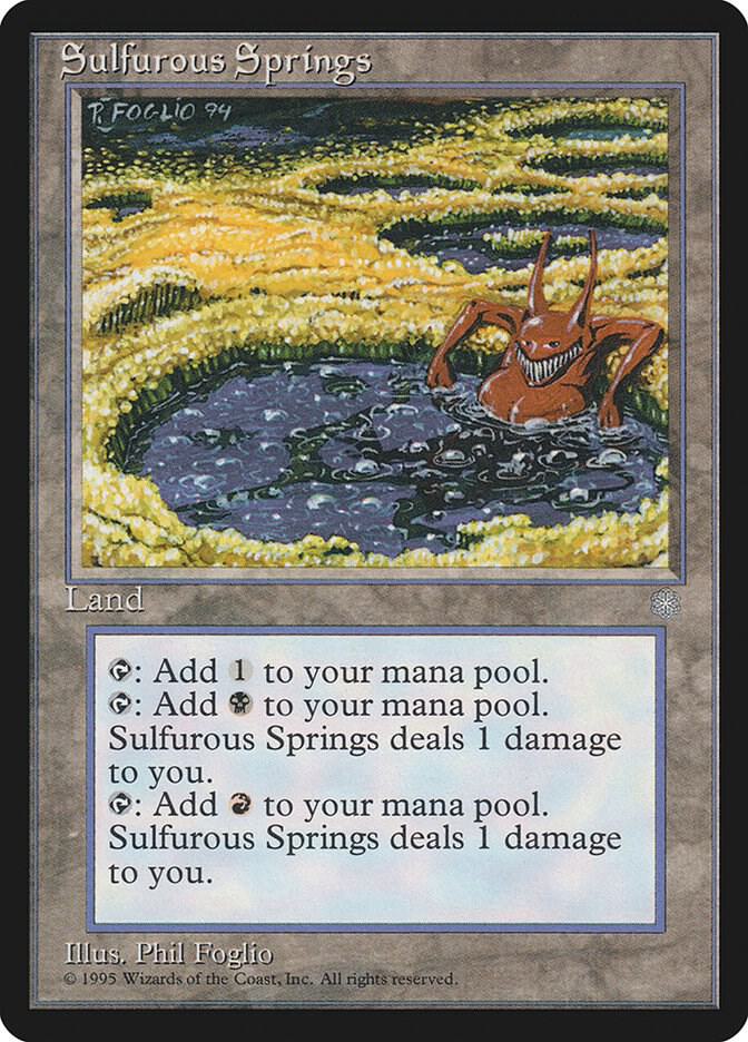 Magic: The Gathering: Sulfurous Springs - Ice Age - VGMX
