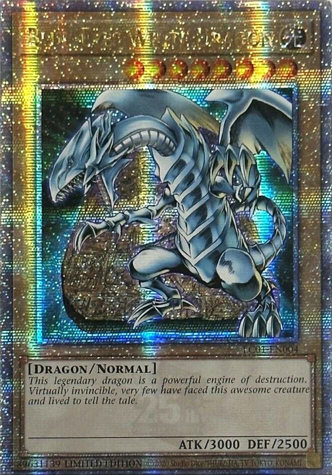 Blue-Eyes White Dragon (Quarter Century Secret Rare) - Legendary Collection: 25th Anniversary Edition - VGMX
