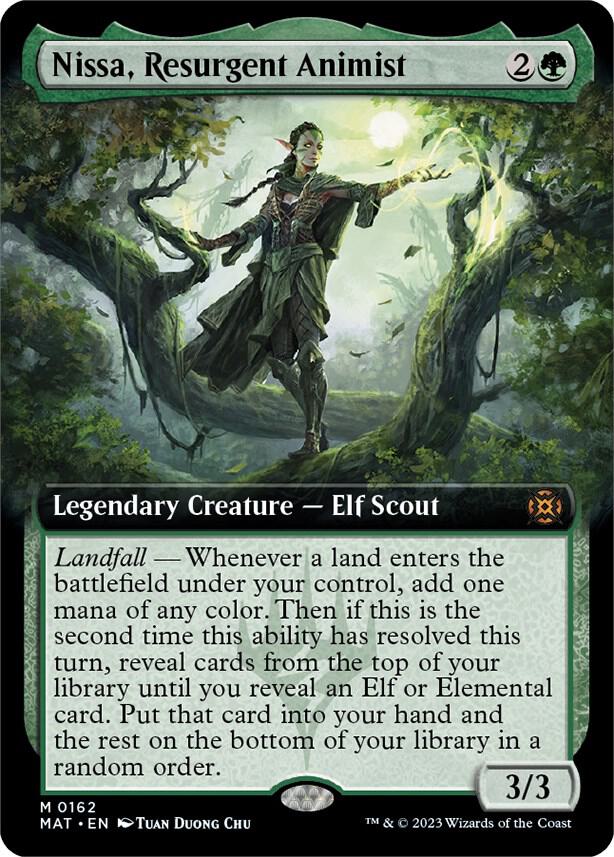 Magic: The Gathering: Nissa, Resurgent Animist (Extended Art) - March of the Machine: The Aftermath