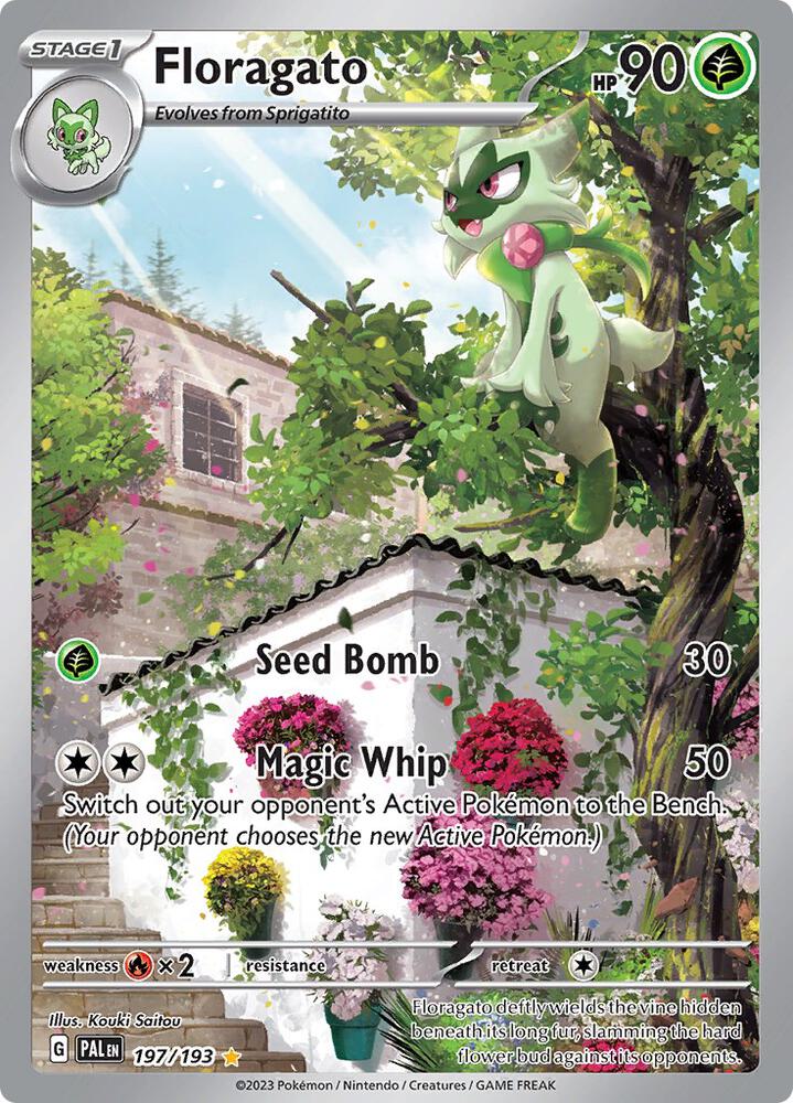 Pokemon: Floragato - 197/193 - SV02: Paldea Evolved - VGMX