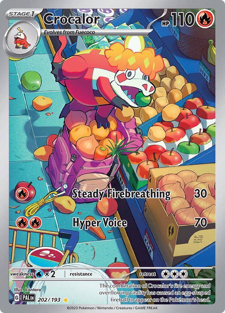 Pokémon: Crocalor - 202/193 - SV02: Paldea Evolved - VGMX