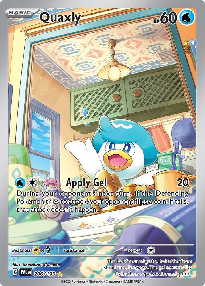Pokemon: Quaxly - 206/193 - SV02: Paldea Evolved - VGMX