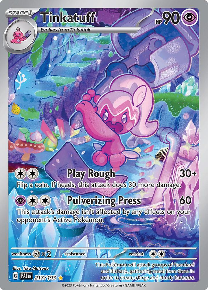 Pokémon: Tinkatuff - 217/193 - SV02: Paldea Evolved