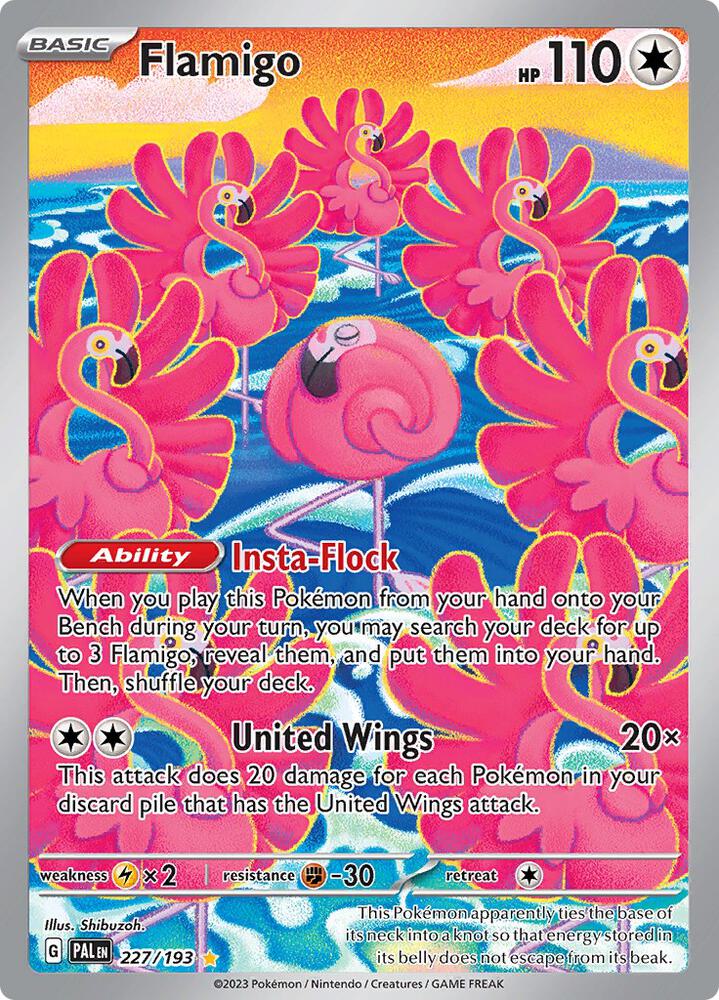 Pokemon: Flamigo - 227/193 - SV02: Paldea Evolved - VGMX