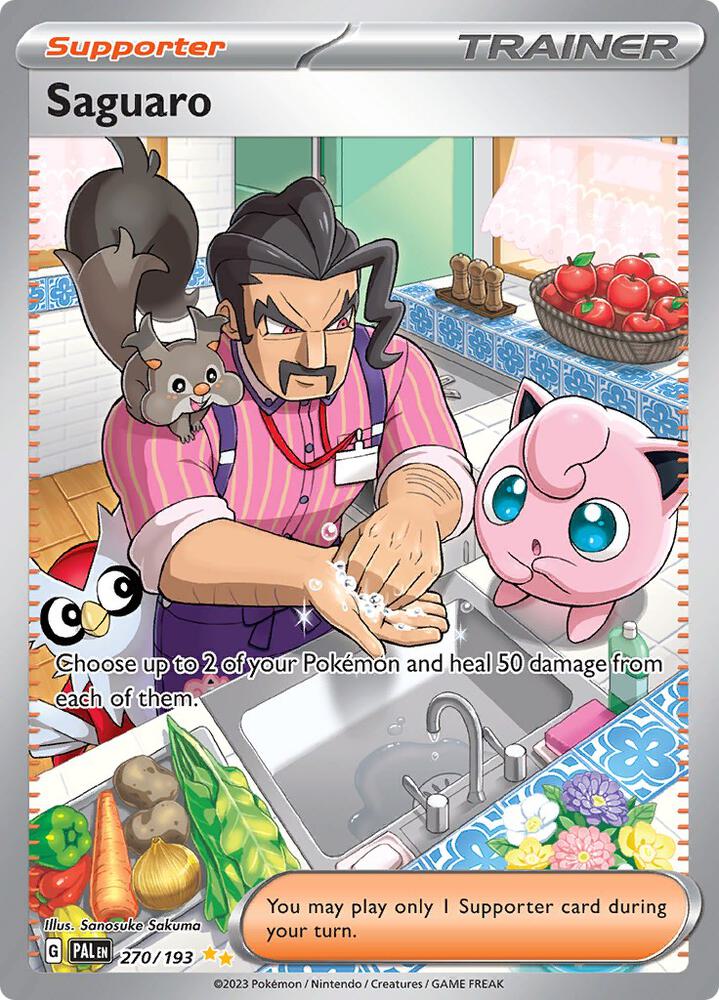 Pokemon: Saguaro - 270/193 - SV02: Paldea Evolved - VGMX