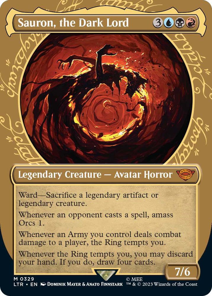 Magic: The Gathering: Sauron, the Dark Lord (Showcase) - Universes Beyond: The Lord of the Rings: Tales of Middle-earth - VGMX