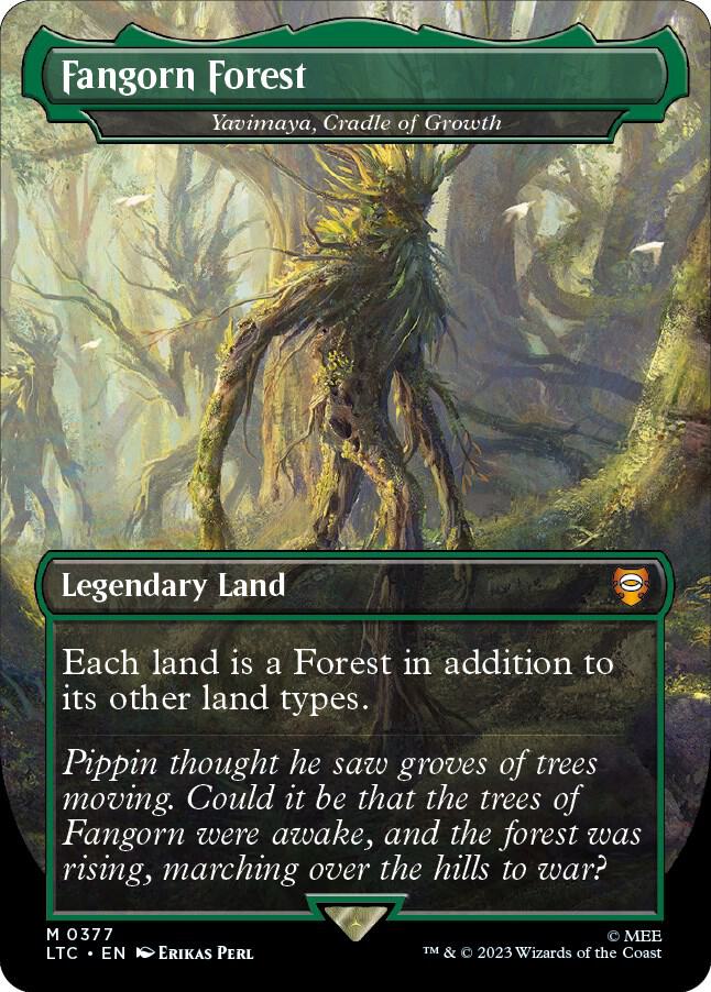 Fangorn Forest - Yavimaya, Cradle of Growth - Commander: The Lord of the Rings: Tales of Middle-earth (LTC)