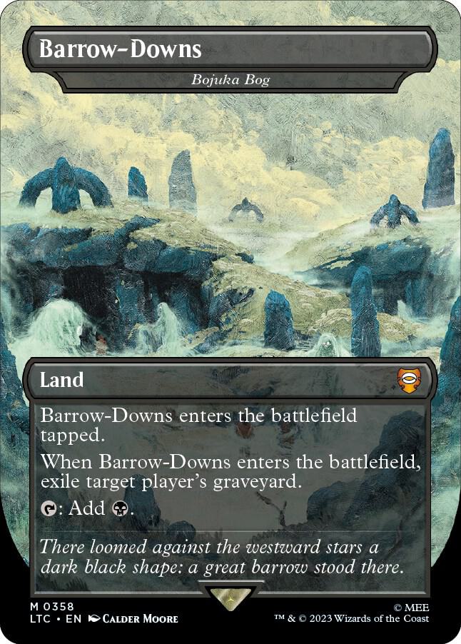 Magic: The Gathering: Barrow-Downs - Bojuka Bog (Borderless) - Commander: The Lord of the Rings: Tales of Middle-earth - VGMX
