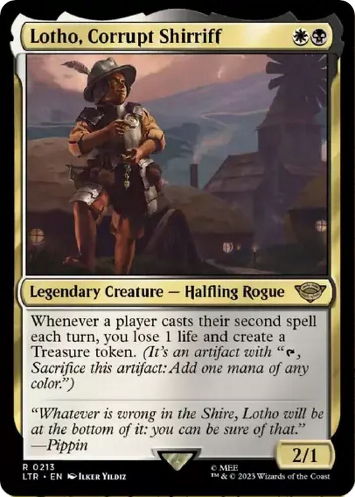 Magic: The Gathering: Lotho, Corrupt Shirriff - Universes Beyond: The Lord of the Rings: Tales of Middle-earth - VGMX