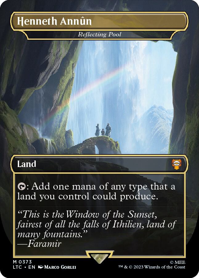 Magic: The Gathering: Henneth Annun - Reflecting Pool (Borderless) - Commander: The Lord of the Rings: Tales of Middle-earth - VGMX