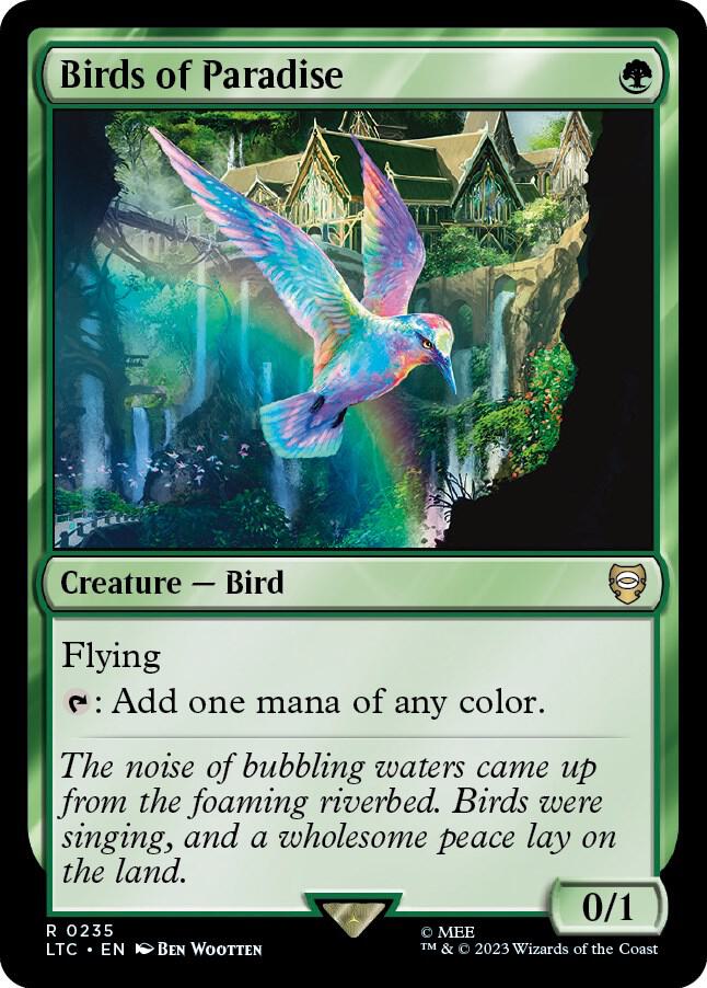 Magic: The Gathering: Birds of Paradise - Commander: The Lord of the Rings: Tales of Middle-earth - VGMX