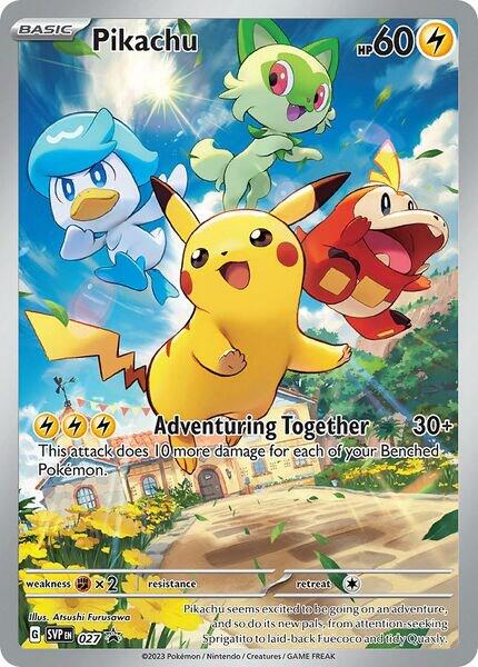 Pokemon: Pikachu 027 - Scarlet & Violet Promos - VGMX