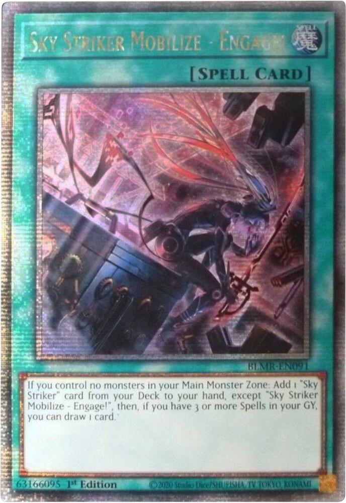 Yu-Gi-Oh!: Sky Striker Mobilize - Engage! (Quarter Century Secret Rare) - Battles of Legend: Monstrous Revenge