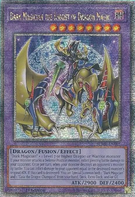 Dark Magician the Knight of Dragon Magic (Quarter Century Secret Rare) - Battles of Legend: Monstrous Revenge