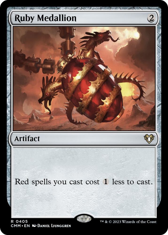 Magic: The Gathering: Ruby Medallion - Commander Masters - VGMX