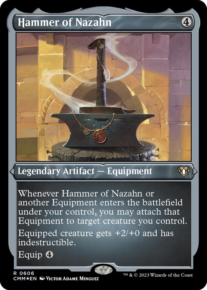 Hammer of Nazahn (Foil Etched) - Commander Masters