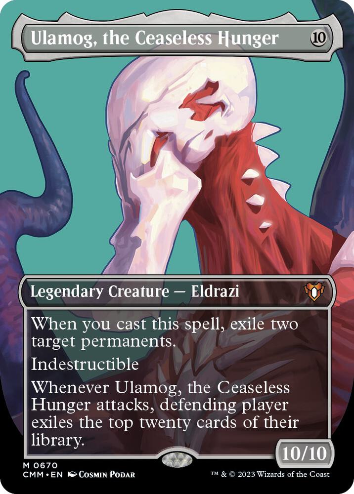 Ulamog, the Ceaseless Hunger (Borderless) - Commander Masters