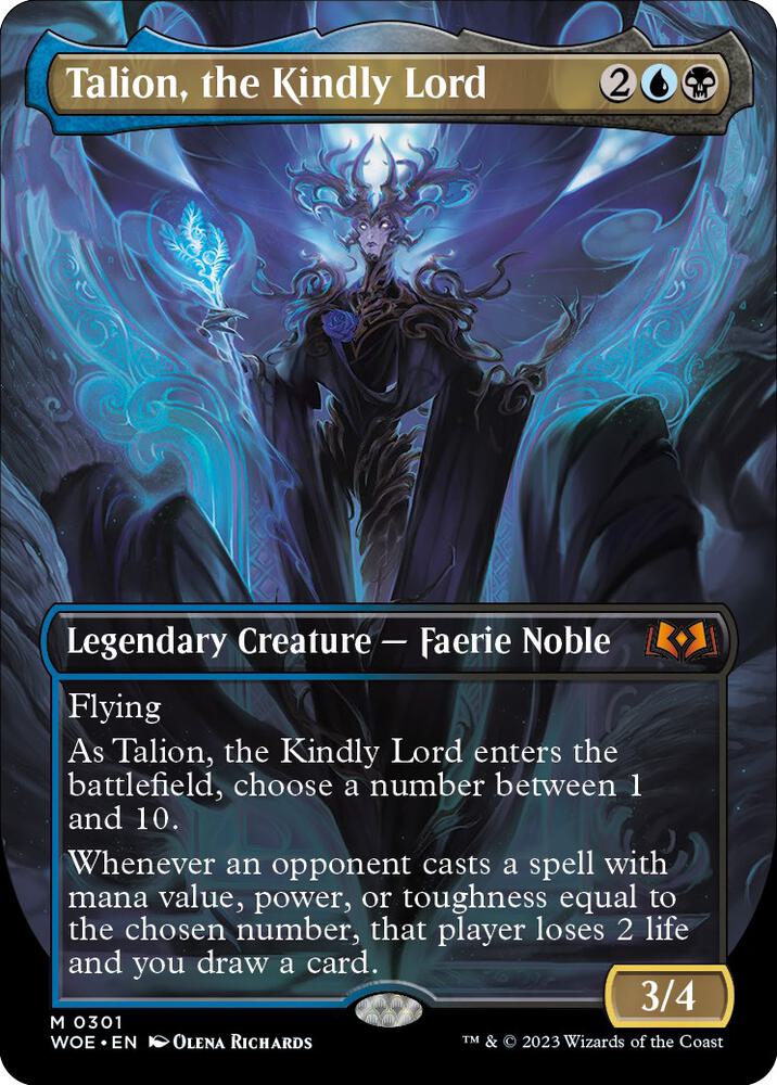 Talion, the Kindly Lord (Borderless) - Wilds of Eldraine (WOE)