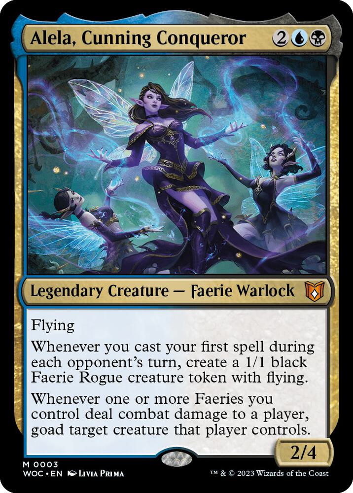 Magic: The Gathering: Alela, Cunning Conqueror - Commander: Wilds of Eldraine