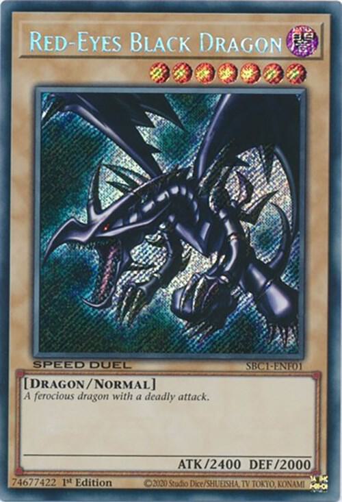 Yu-Gi-Oh!: Red-Eyes Black Dragon (Secret Rare) - Speed Duel: Streets of Battle City - VGMX