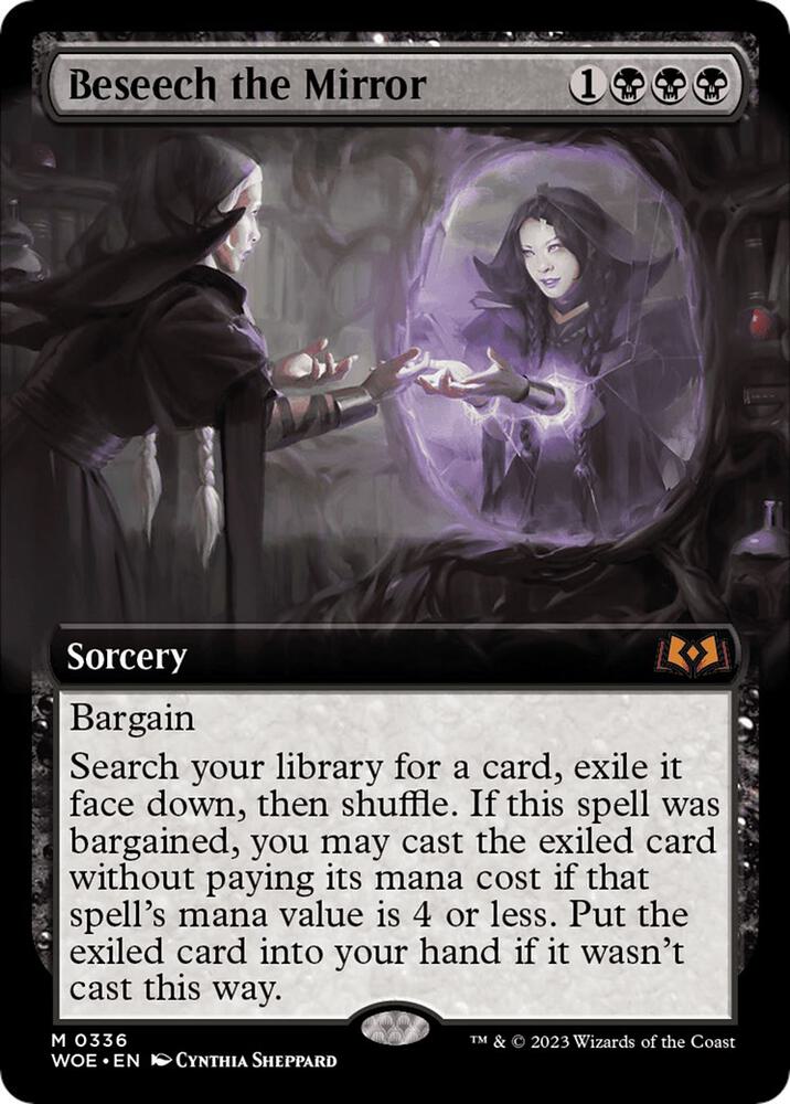 Beseech the Mirror (Extended Art) - Wilds of Eldraine (WOE)