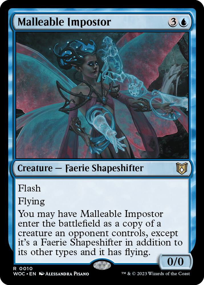 Magic: The Gathering: Malleable Impostor - Commander: Wilds of Eldraine - VGMX