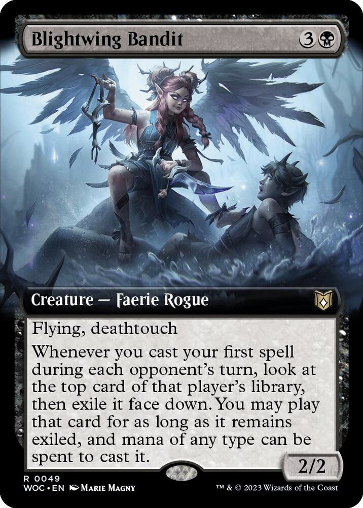Magic: The Gathering: Blightwing Bandit (Extended Art) - Commander: Wilds of Eldraine - VGMX