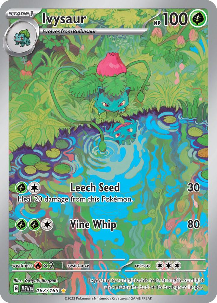 Pokemon: Ivysaur 167/165 - Scarlet & Violet 151 - VGMX