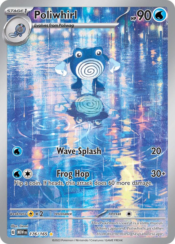 Poliwhirl - 176/165 - Scarlet & Violet 151