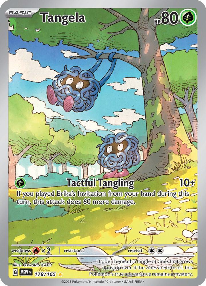 Pokemon: Tangela - 178/165 - SV: Scarlet & Violet 151 - VGMX