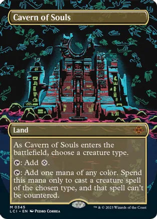 Cavern of Souls (0345) (Borderless) (Foil) - The Lost Caverns of Ixalan (LCI)