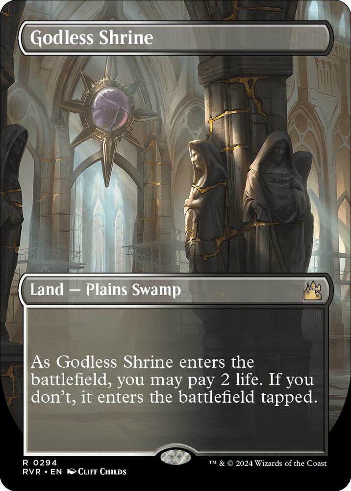 Magic: The Gathering: Godless Shrine (Borderless) - Ravnica Remastered - VGMX