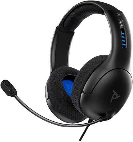 Black PDPgaming Playstation Level 50 Wired Headset - VGMX