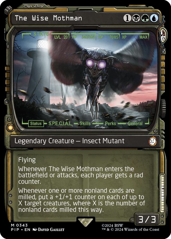 Magic: The Gathering: The Wise Mothman (Showcase) - Universes Beyond: Fallout