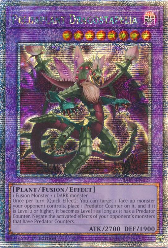 Yu-Gi-Oh!: Predaplant Dragostapelia (Quarter Century Secret Rare) - 25th Anniversary Rarity Collection - VGMX