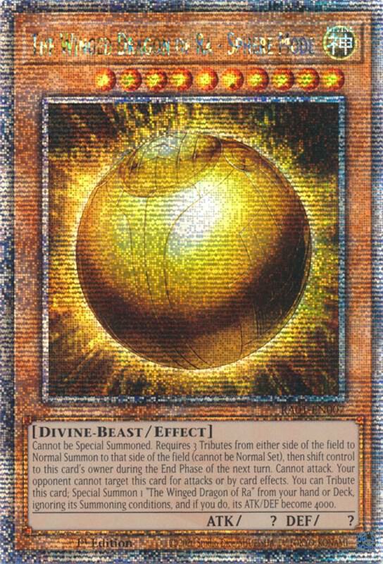 Yu-Gi-Oh!: The Winged Dragon of Ra - Sphere Mode (Quarter Century Secret Rare) - 25th Anniversary Rarity Collection