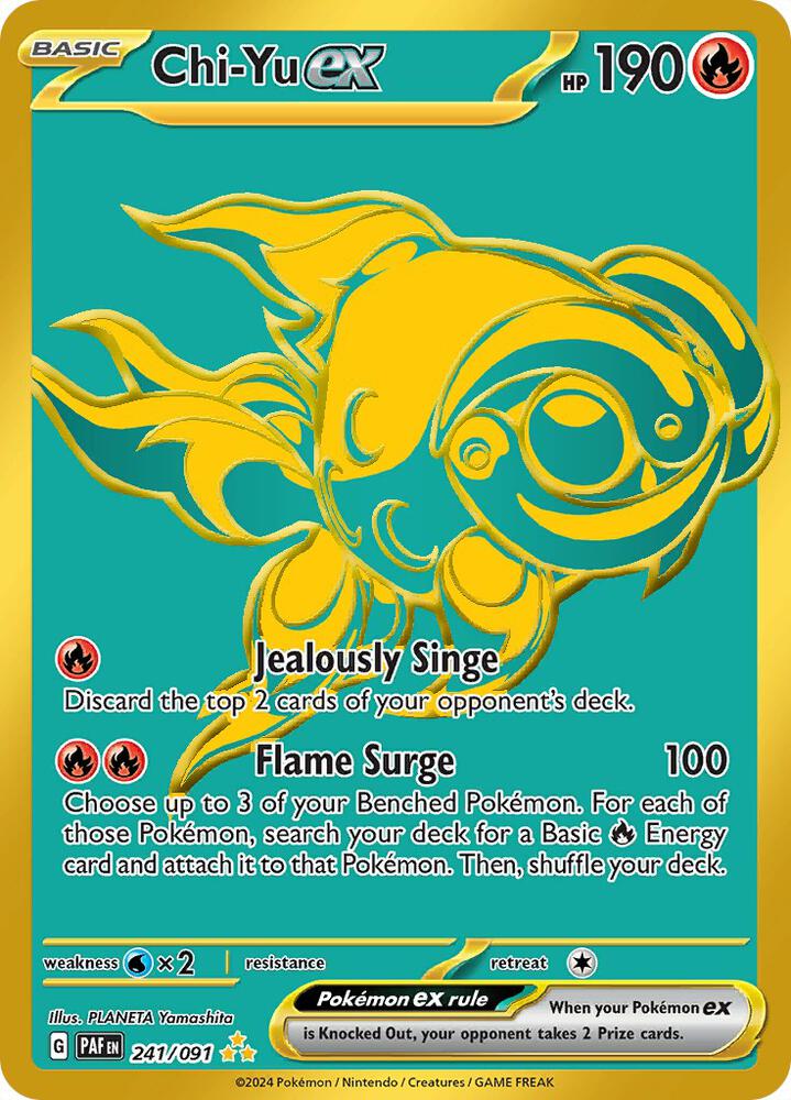 Pokémon: Chi-Yu ex - 241/091 - SV: Paldean Fates