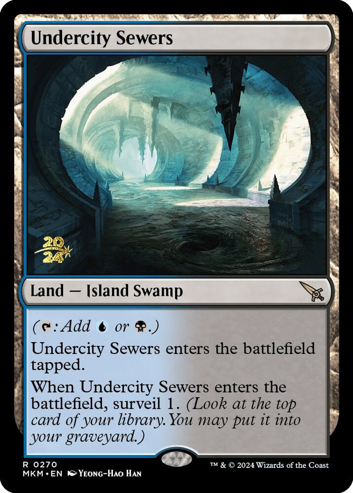 Undercity Sewers (Foil) - Prerelease Cards