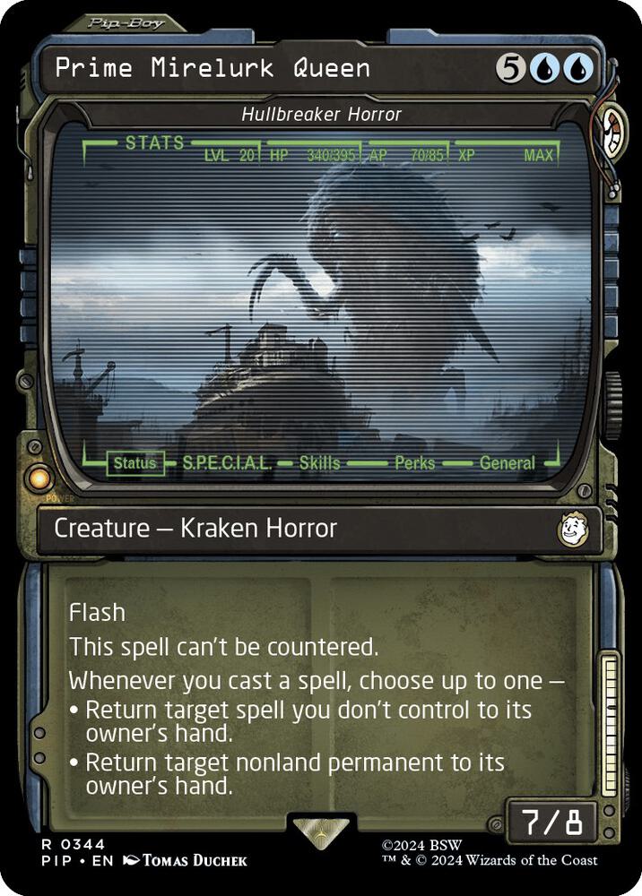 Magic: The Gathering: Prime Mirelurk Queen - Hullbreaker Horror (Showcase) - Universes Beyond: Fallout - VGMX
