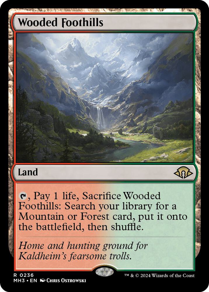 Magic: The Gathering: Wooded Foothills - Modern Horizons 3 - VGMX