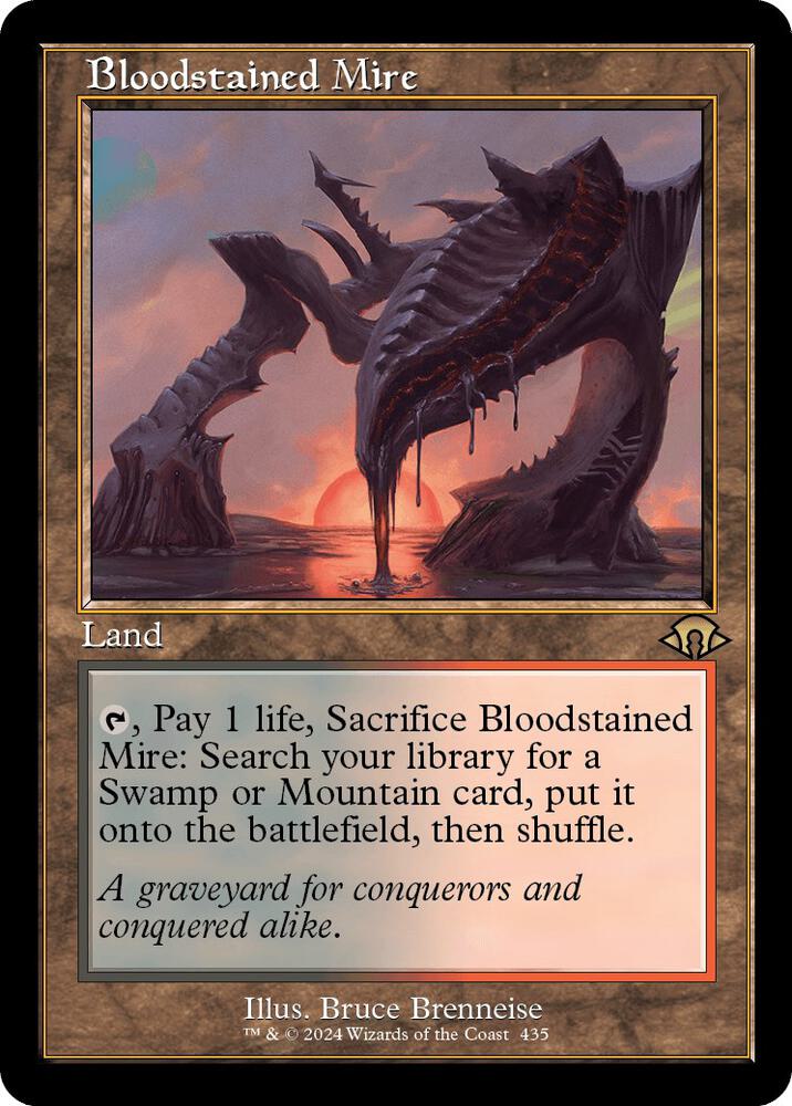 Magic: The Gathering: Bloodstained Mire (Retro Frame) - Modern Horizons 3 - VGMX