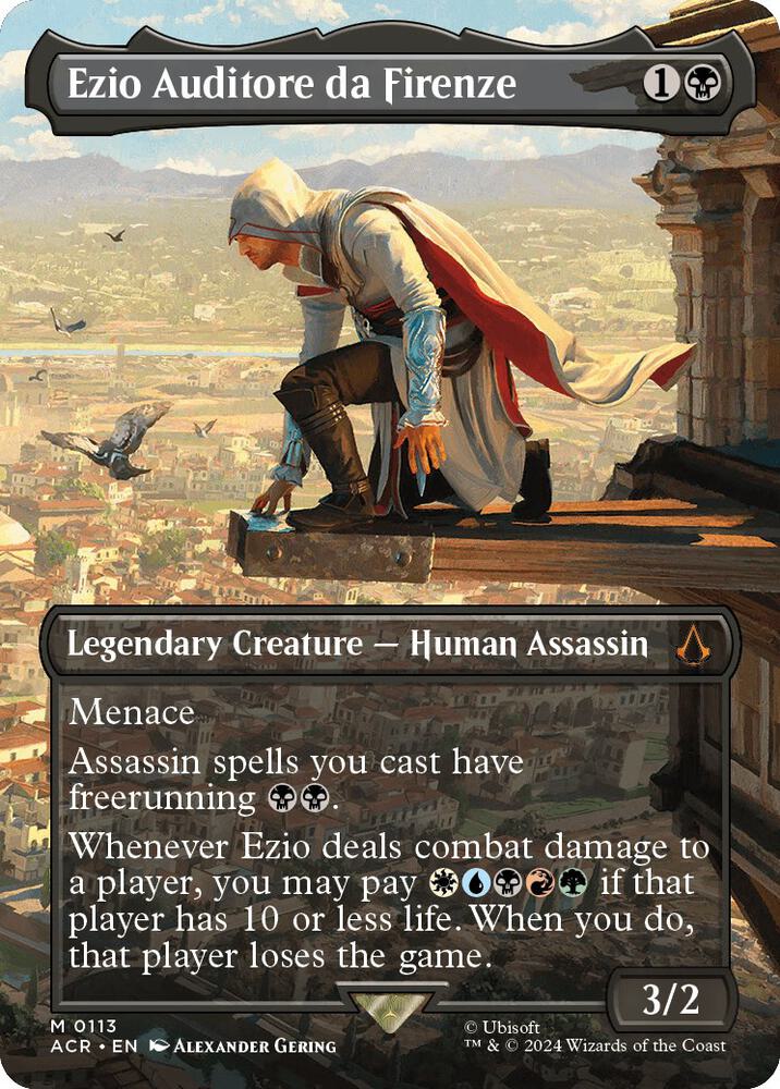 Ezio Auditore da Firenze (Borderless) - Universes Beyond: Assassin's Creed (ACR)