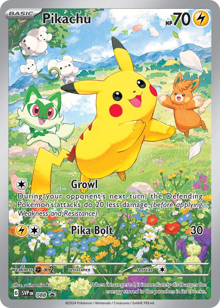 Pokémon: Pikachu - 088 - SV: Scarlet & Violet Promo Cards - VGMX
