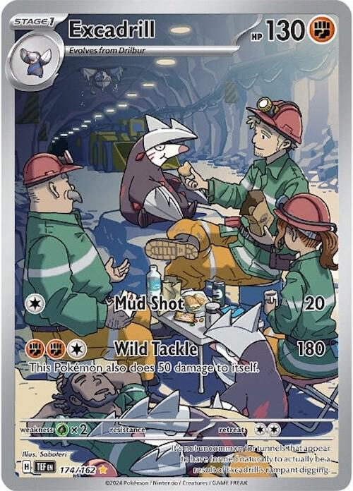 Pokémon: Excadrill - 174/162 - SV05: Temporal Forces - VGMX