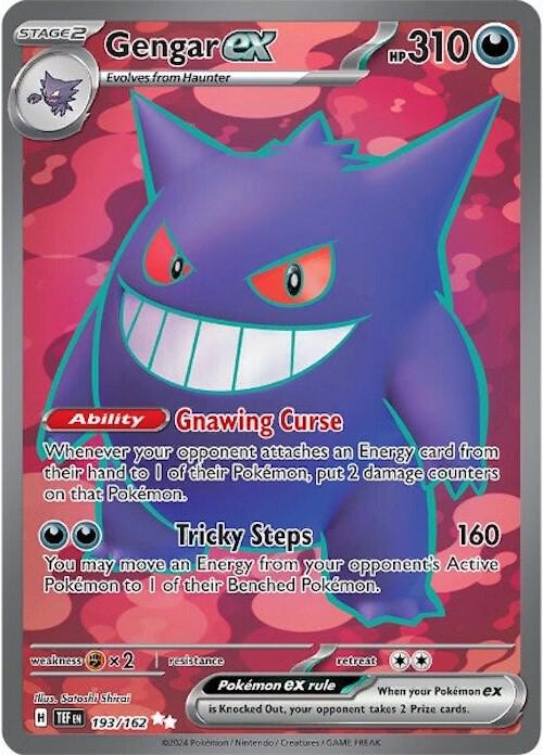 Pokemon: Gengar ex 193/162 - Temporal Forces - VGMX