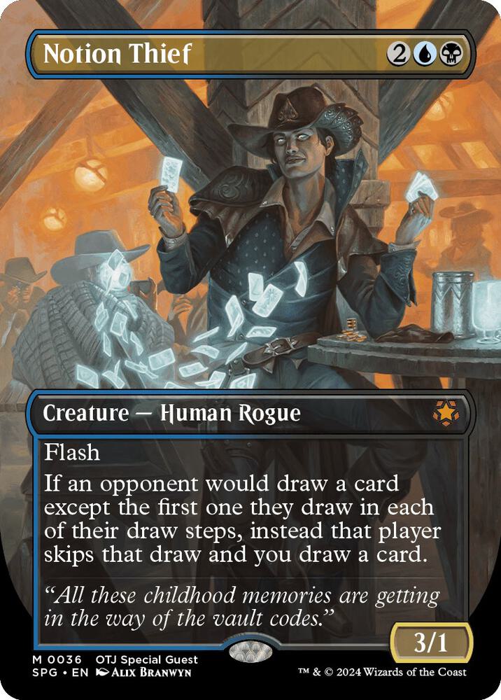 Magic: The Gathering: Notion Thief (Borderless) - Special Guests - VGMX