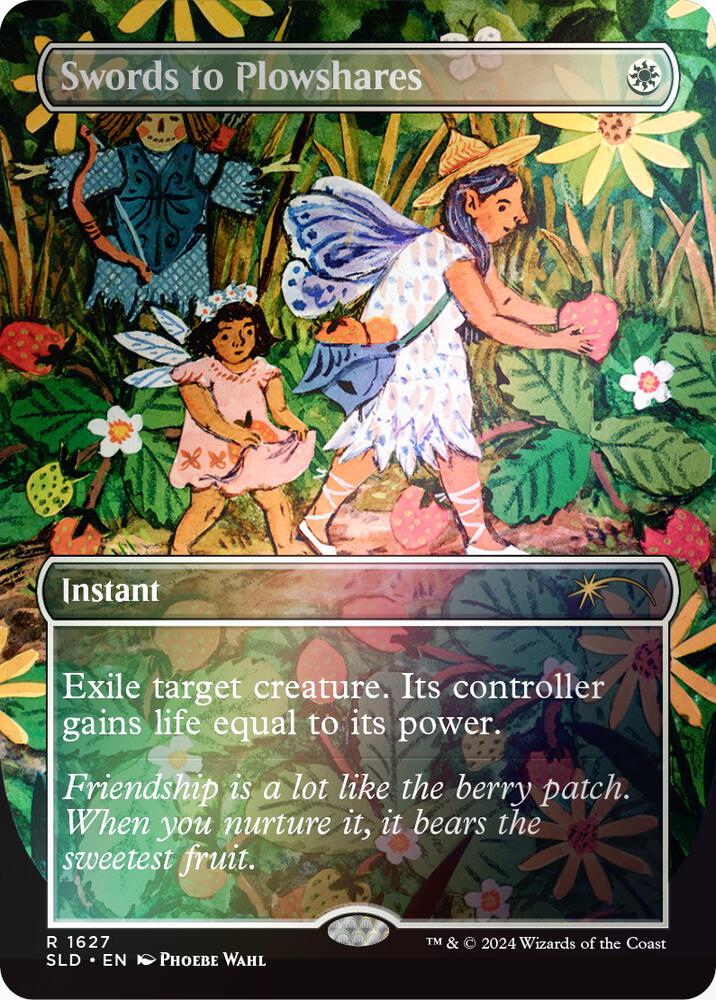 Magic: The Gathering: Swords to Plowshares (1627) (Rainbow Foil) - Secret Lair Drop Series