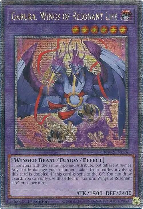 Yu-Gi-Oh!: Garura, Wings of Resonant Life (Quarter Century Secret Rare) - 25th Anniversary Rarity Collection II