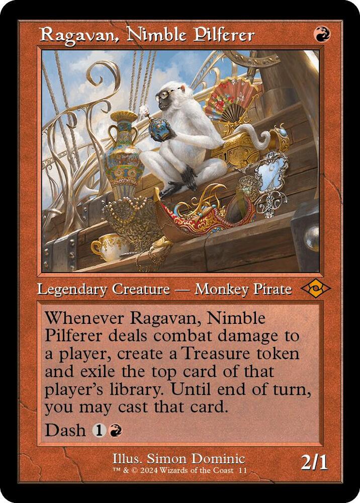 Ragavan, Nimble Pilferer (Retro Frame) - Modern Horizons 2